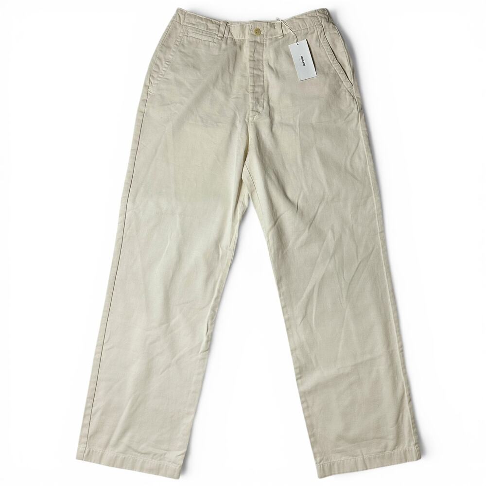 Buck Mason Baja Twill Field Chino Pants Womens Size 30x32 Button Fly NWT